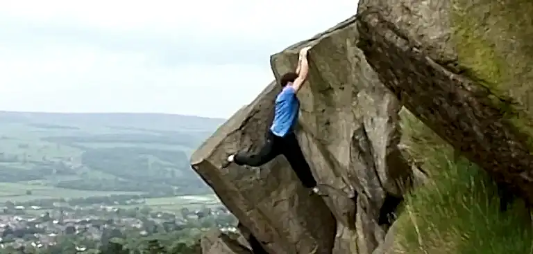 Old School Gritstone Era: The  ‘Quest’ Video Featuring City Bloc’s Ben back in the day
