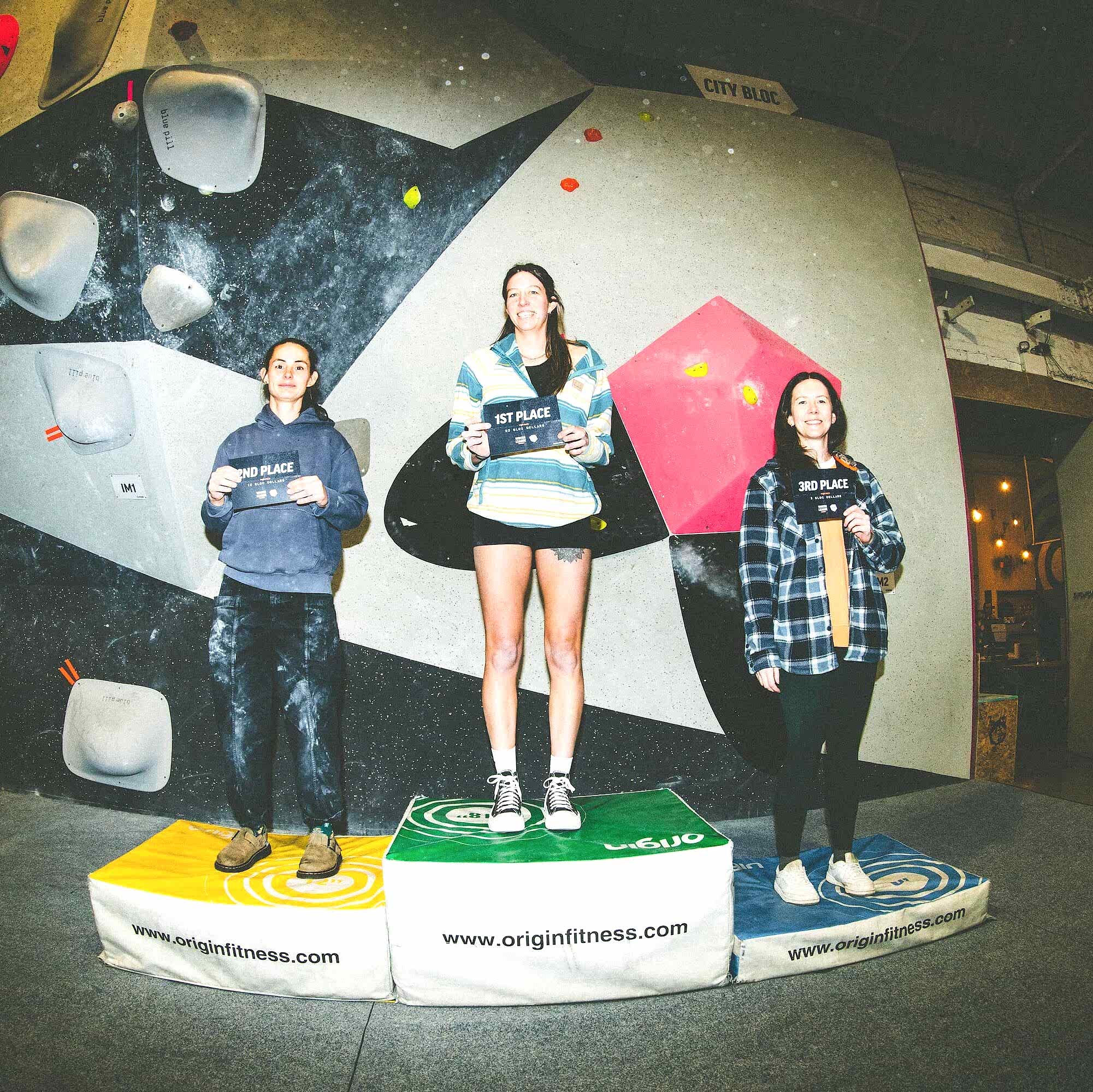 City Bloc Summer League Finals Womens Podium